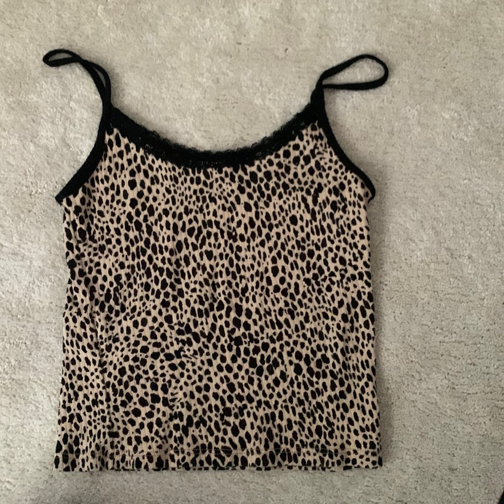 Brandy Melville Cheetah print tank